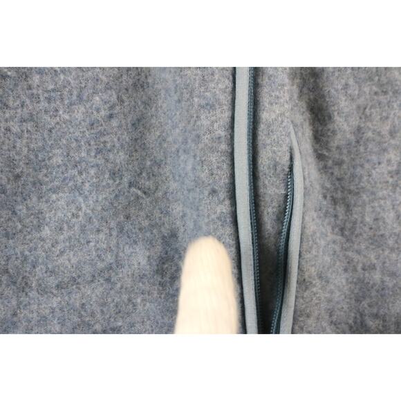 Smart Wool Sweater Womens Small Blue Merino Knit Jacket Full Zip THIS WAS WASHED - Picture 10 of 11